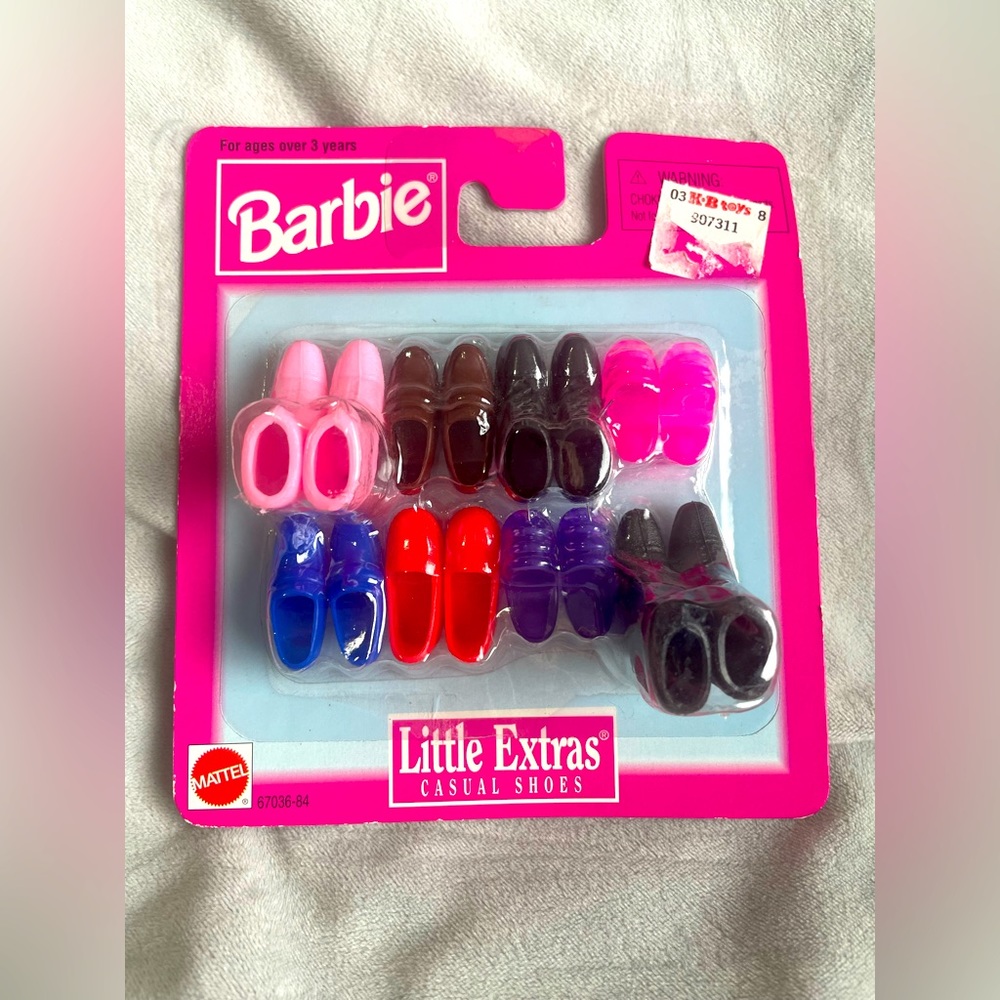 Barbie Little Extras Casual Shoes Accessory Set 8 Pairs